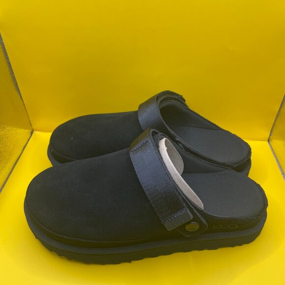 UGGS WOMEN GOLDENSTAR SUEDE CLOGS (9.5) - Picture 9 of 13